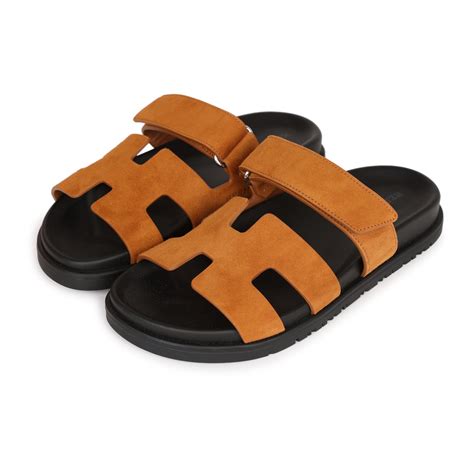 hermes chypre sandals brown|Hermes chypre sandals suede.